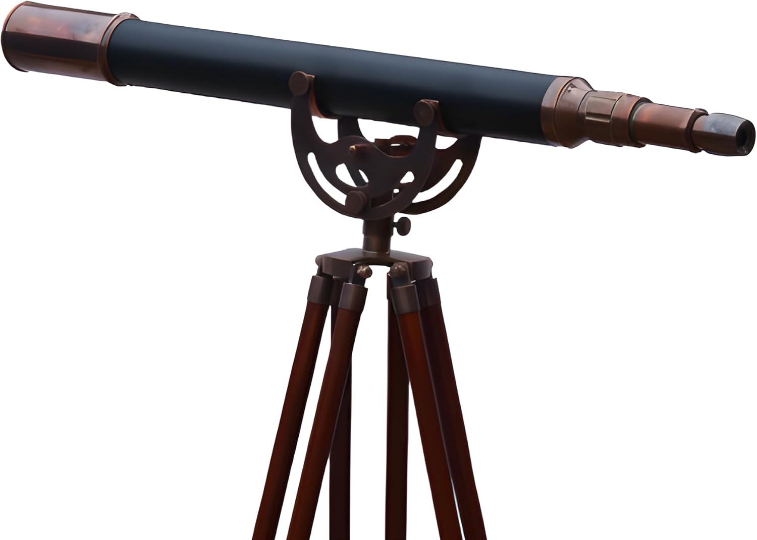 Mary Nautical Brass Telescope with Wooden Tripod Stand