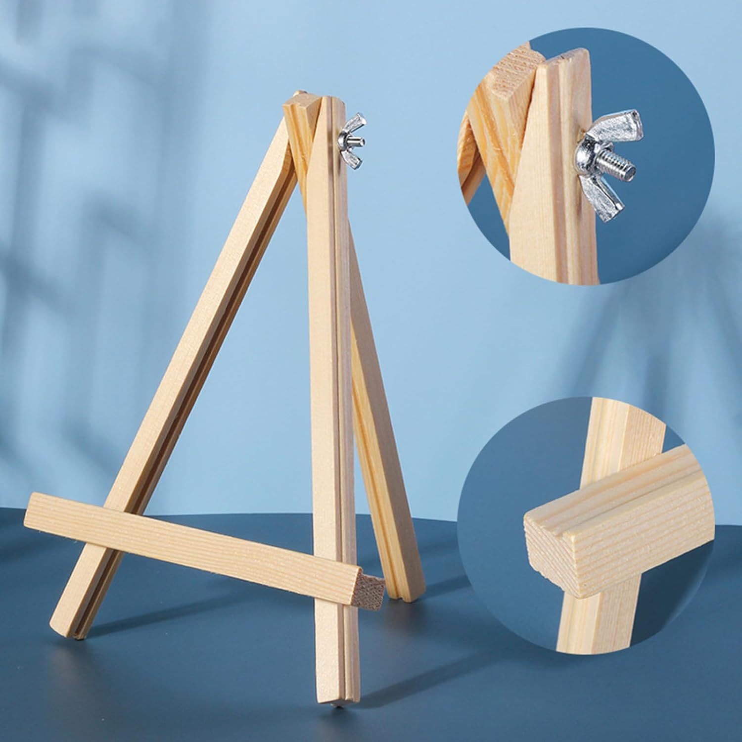 Tosnail 12 Pack 9 Inch Wooden Art Easel Stand
