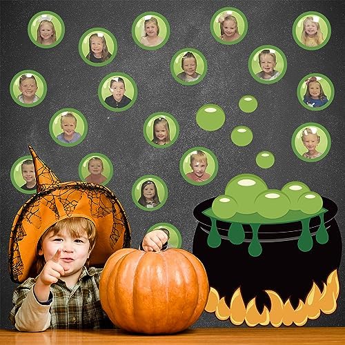 48 Pcs Halloween Cutouts with 100 Glue Points Decor Paper