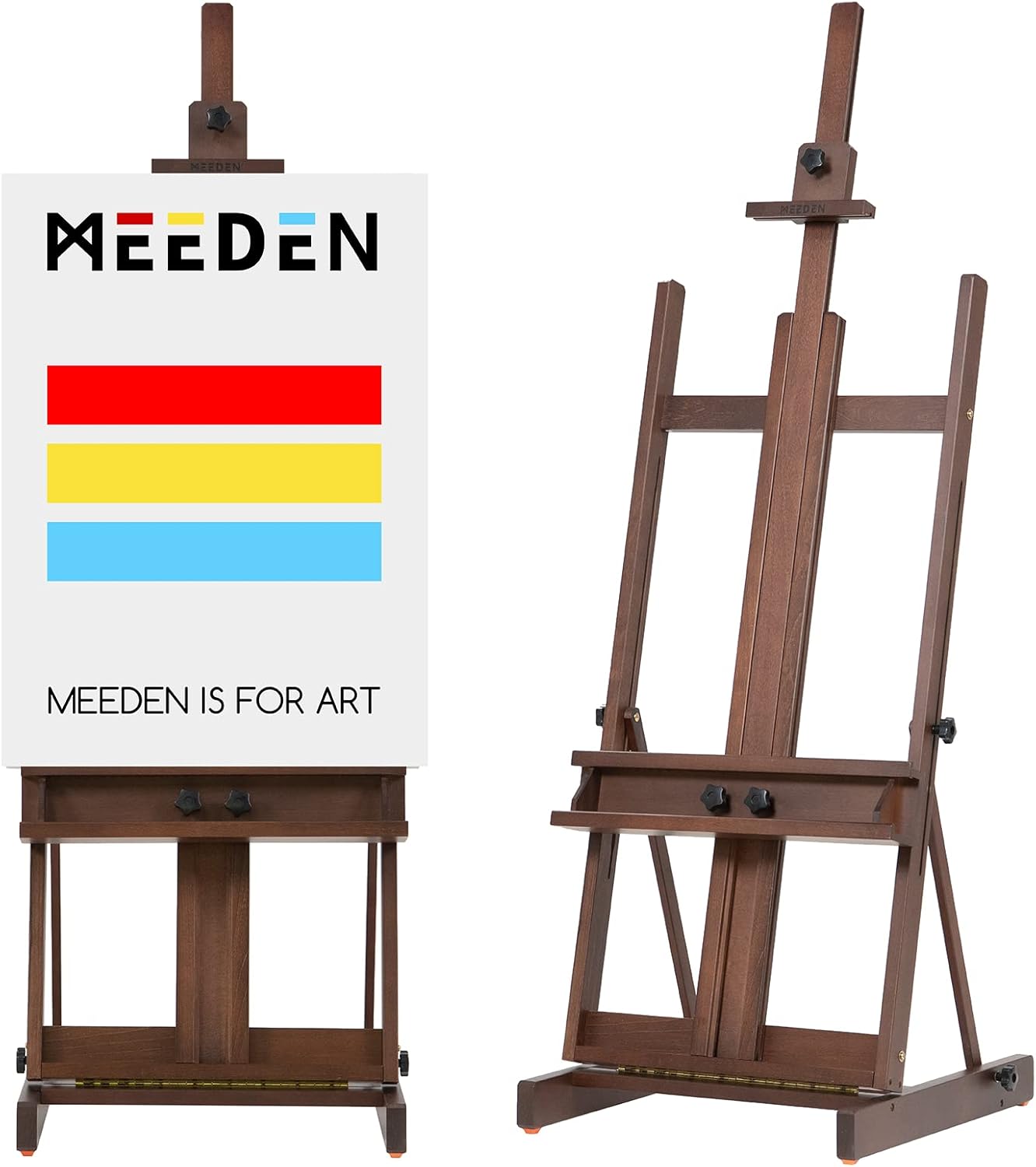 MEEDEN H-Frame Easel with Storage Tray 1