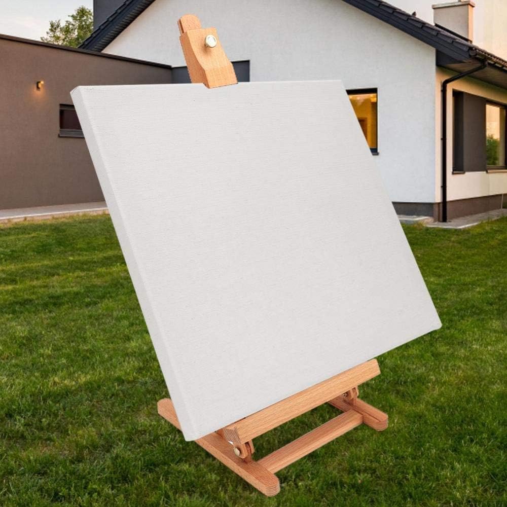 Artist Wooden Table Adjustable Easel Stand