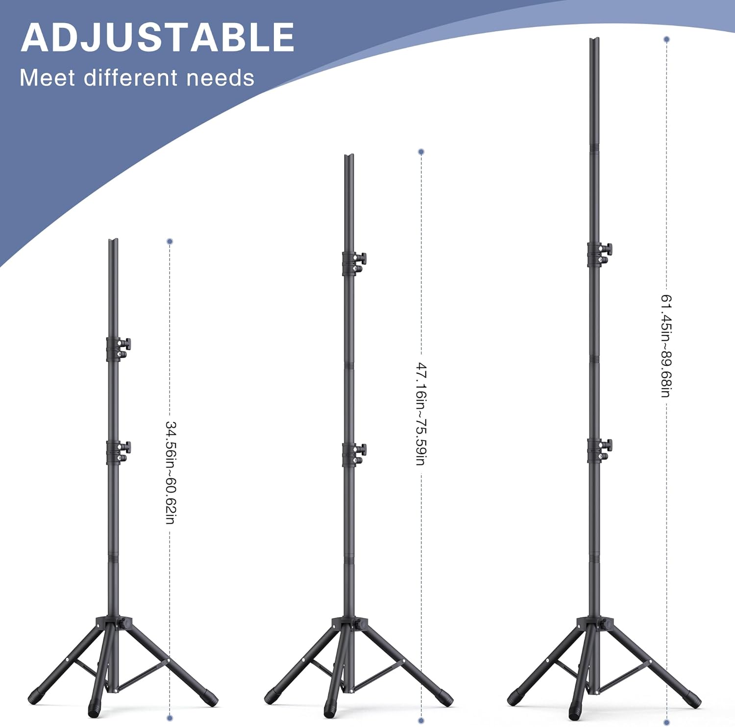 Adjustable Height and Width Backdrop Stand for Balloons Parties and Photo Sessions