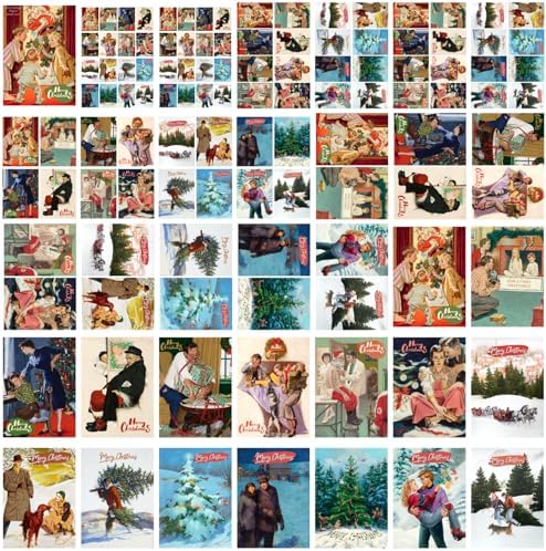 Flonz Decoupage Paper Pack Happy Families Couples Christmas 35 Sheets 6x8