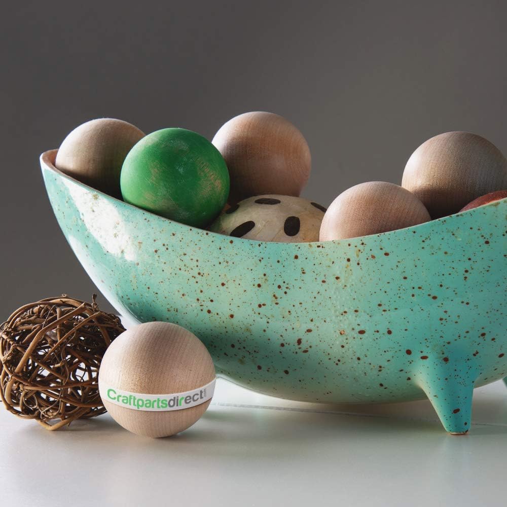 1 Inch Unfinished Wooden Balls Pack of 100