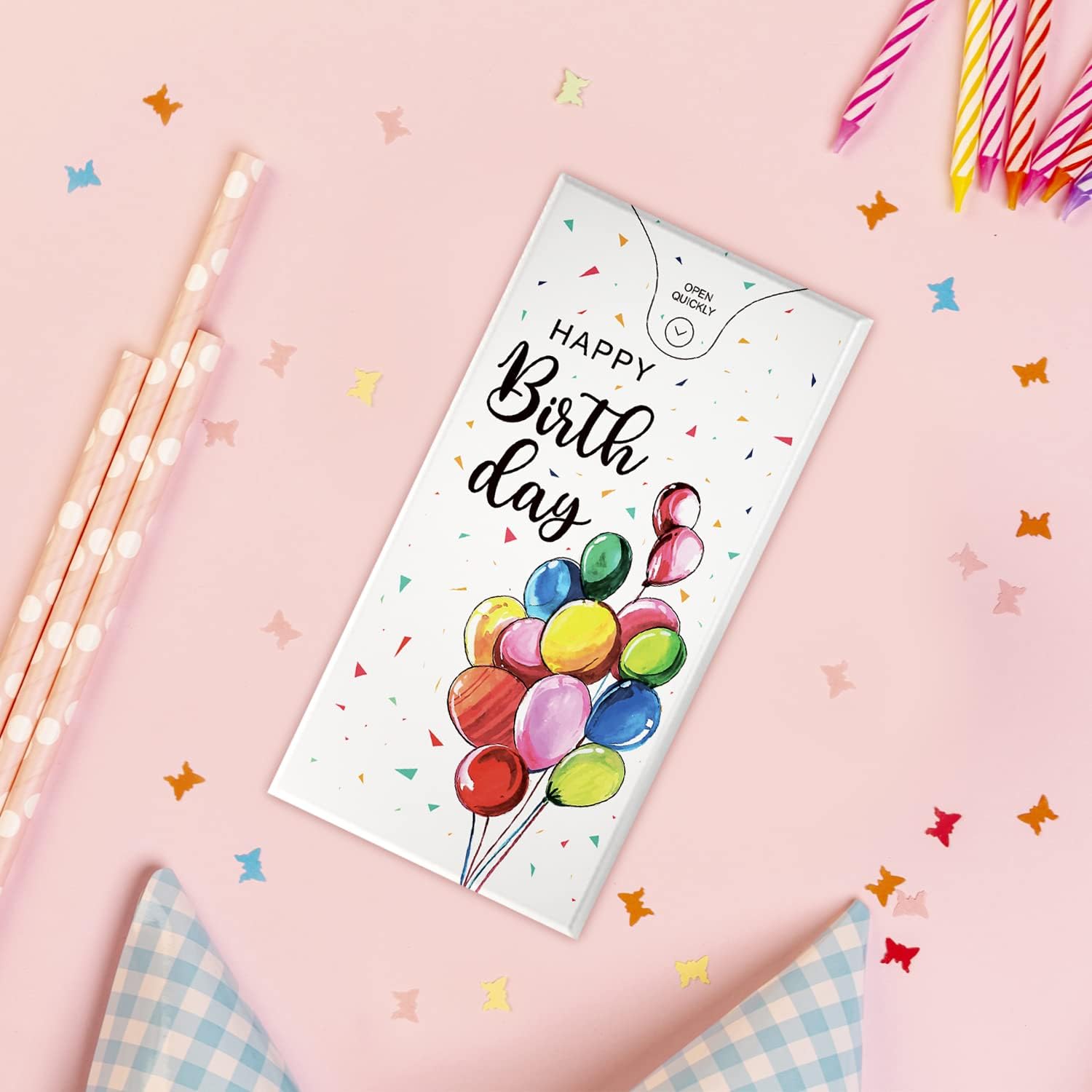 NottaBelle Feel Love Every Minute Exploding Confetti Card