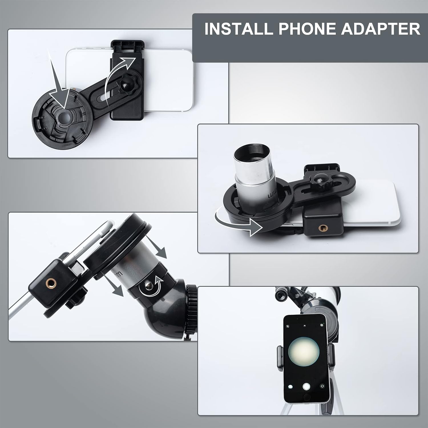 HEXEUM Telescope for Kids Adults 70mm Aperture AZ Mount