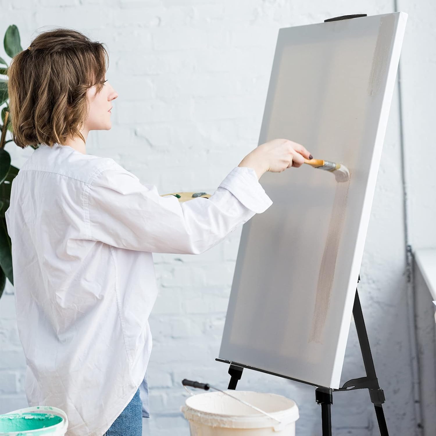 Artist Easel Stand 17 to 56 Inches Extra Thick Aluminum