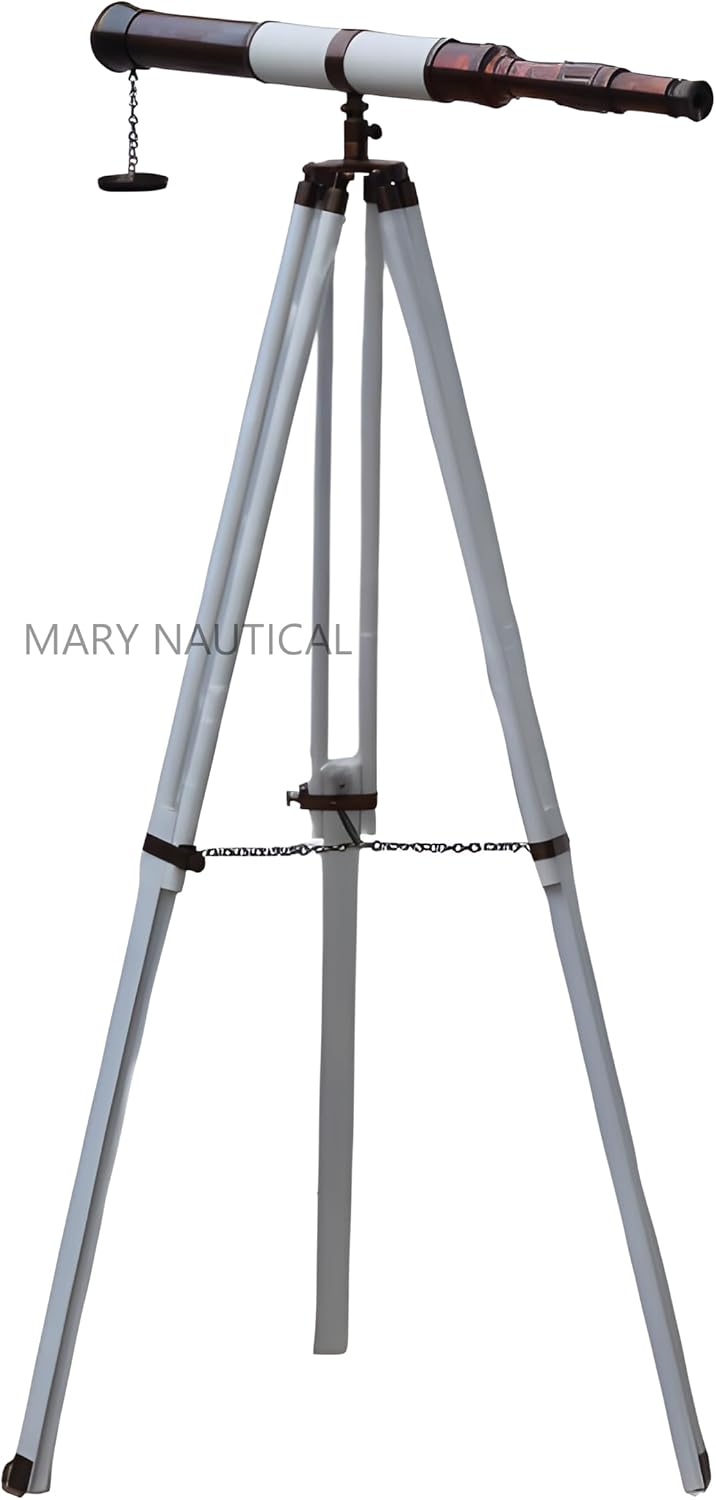 MARY NAUTICAL Maritime Style Telescope Decor