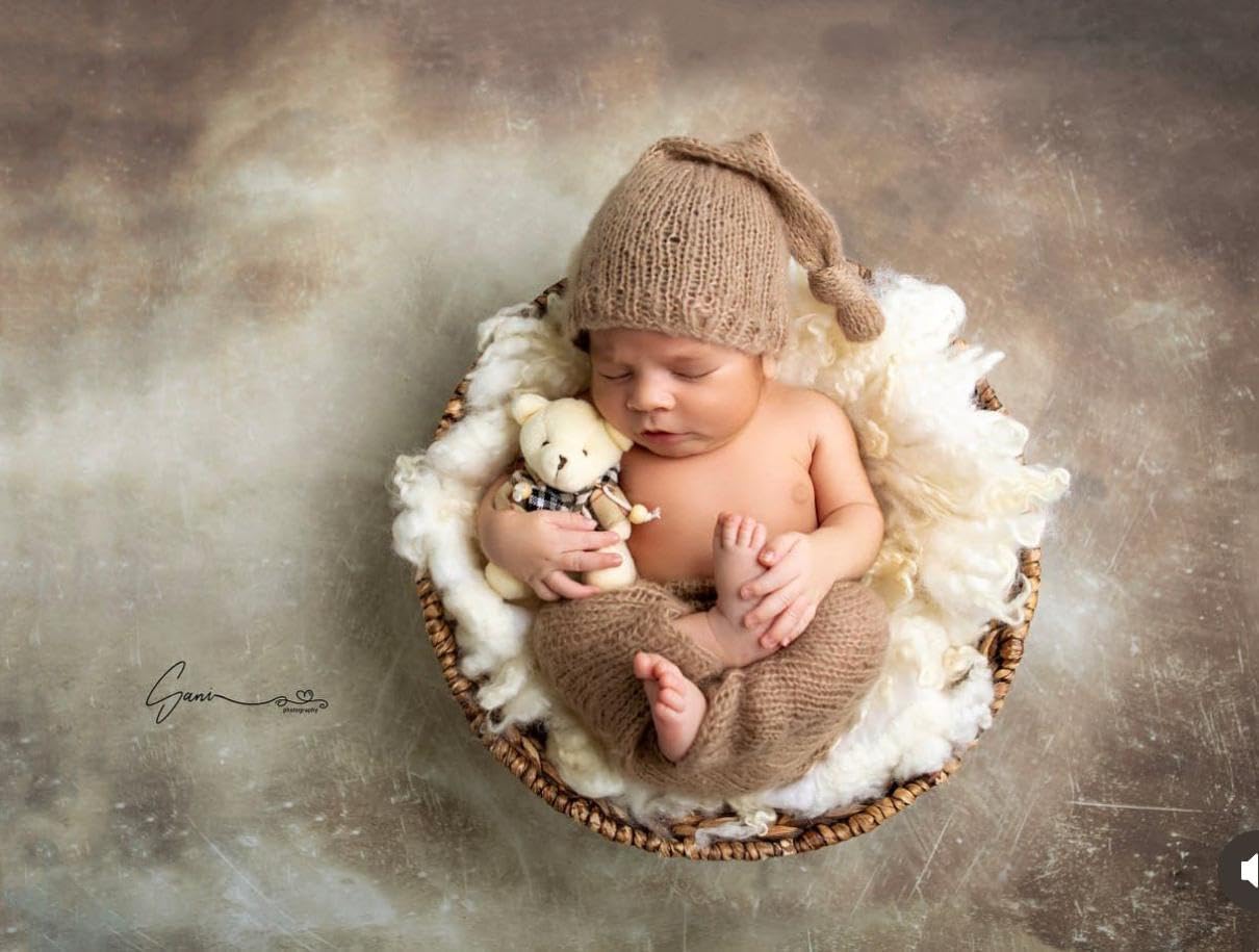 Matissa Newborn Baby Crochet Costume Prop Set