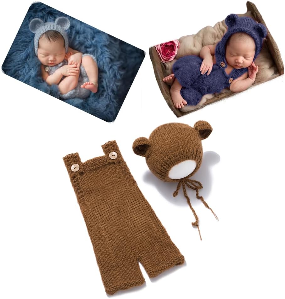 CuteBBPhoto Newborn Baby Boy Photography Outfits Romper Set