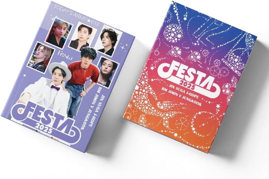 Bangtan Boys 2025 FESTA Lomo Card Set 7 Members