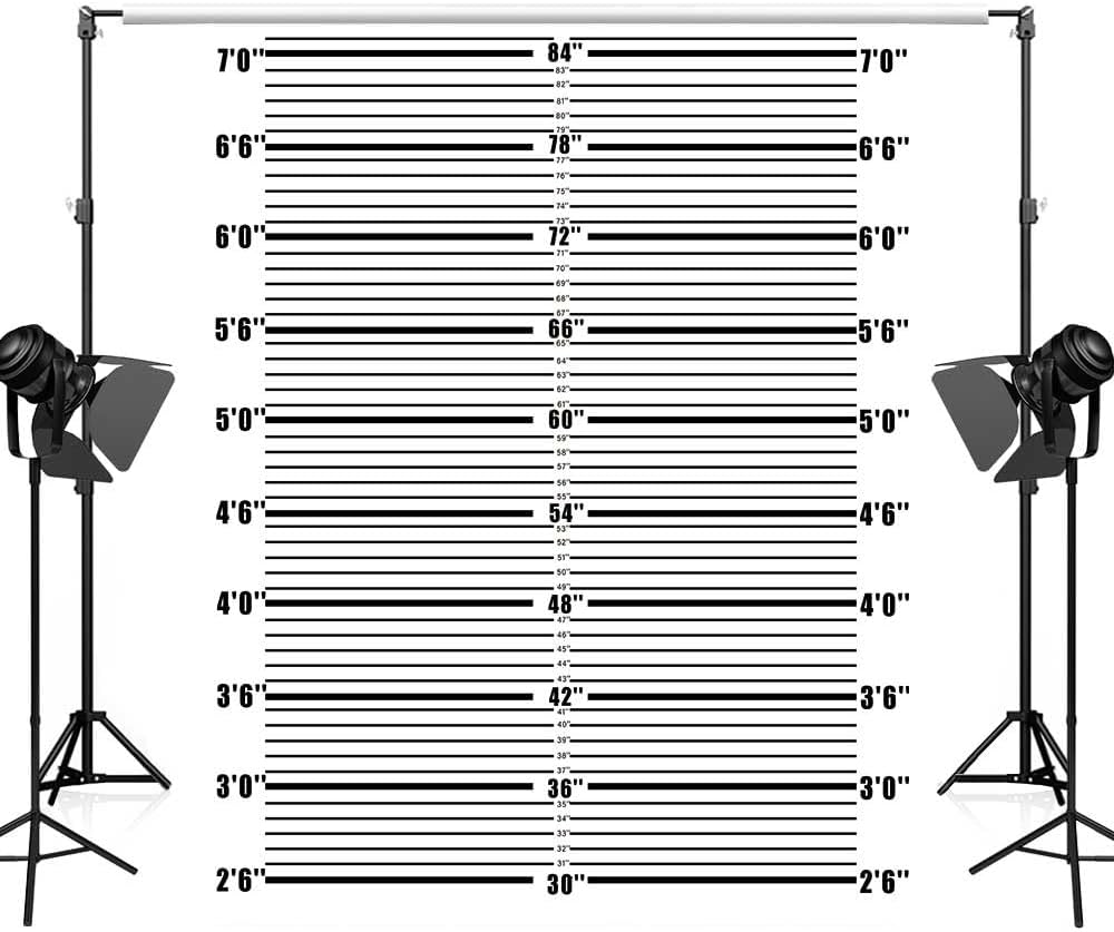 43 x 49ft Mugshot Backdrop for Photo Booth