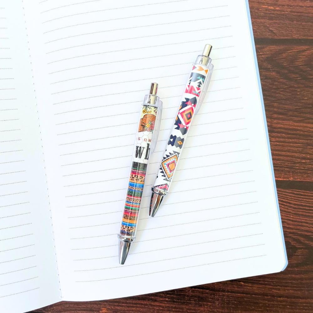 10PC Western Themed Ballpoint Pens for Adults