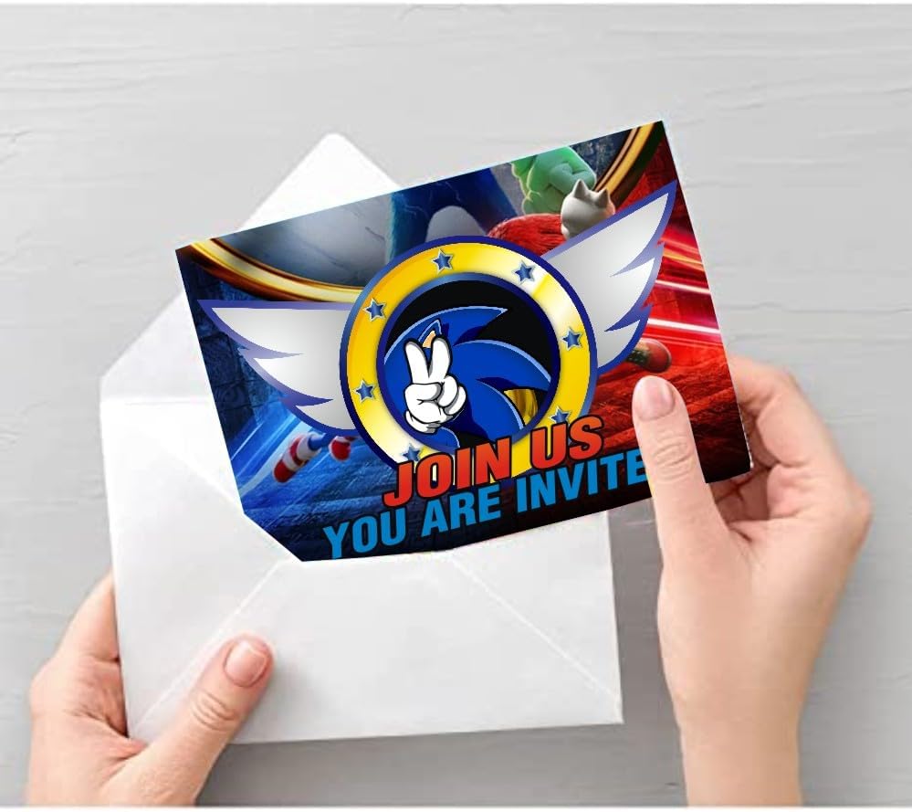16 Pack Birthday Invitation Cards with Envelopes