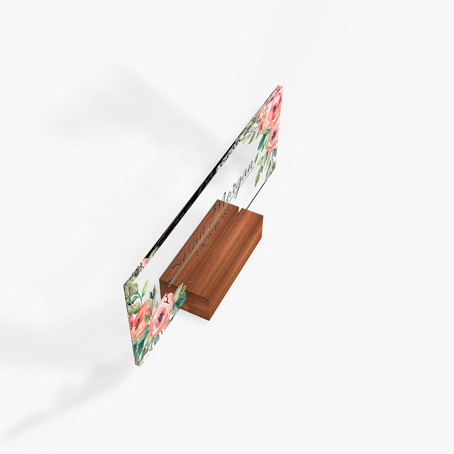 Personalized Name Plate for Desk Modern Office Decor