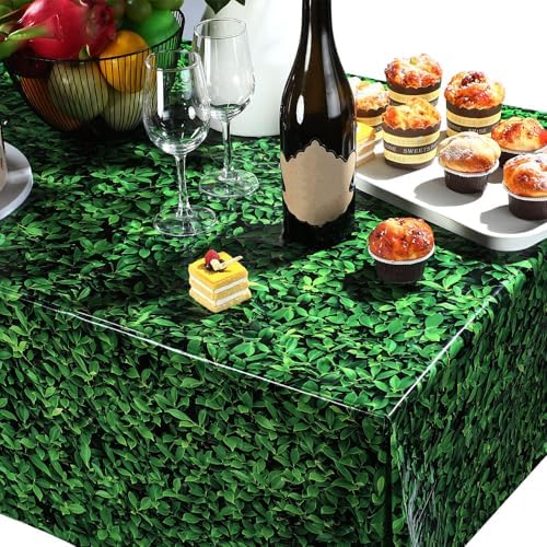 Tatuo 54x108 Inch Green Leaf Backdrop 3 Pack