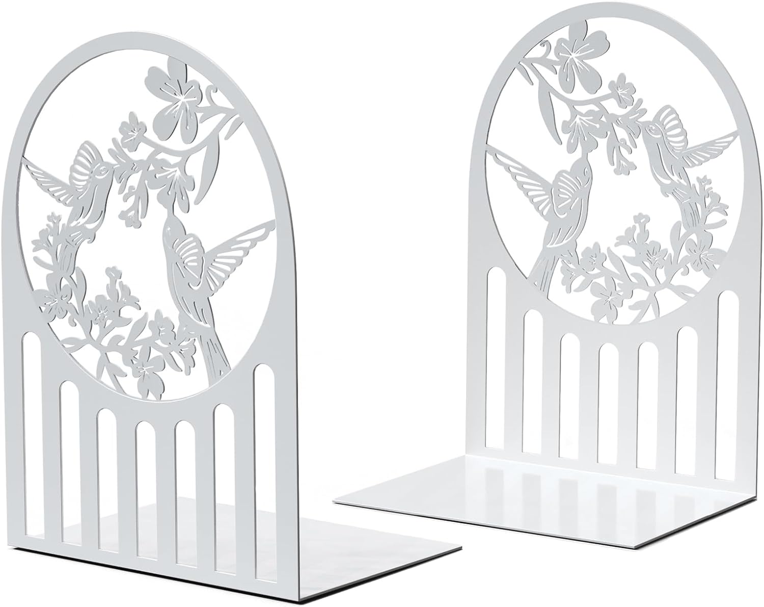 Hummingbird Book Ends Metal Bookend for Shelves Decor