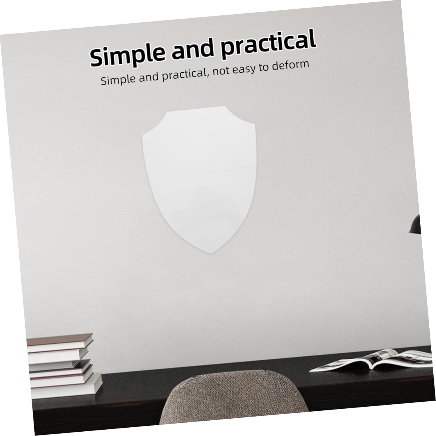 Ciieeo 2pcs Unfinished Shield Photo Frame for Sublimation Crafting