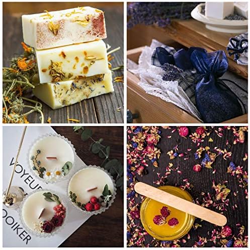 9 Bags Natural Dried Flowers Herbal Kit for Soap and Candle Making