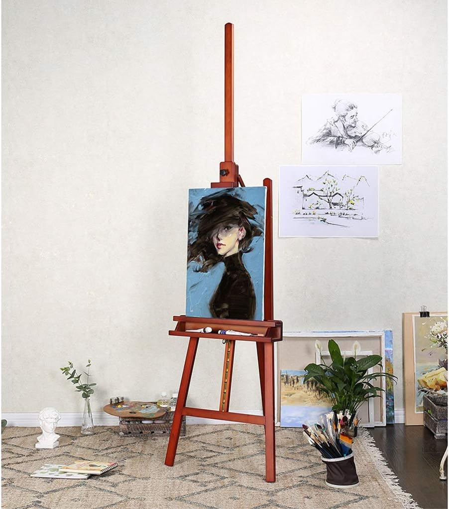 Adjustable Height Easel for Drawing and Painting