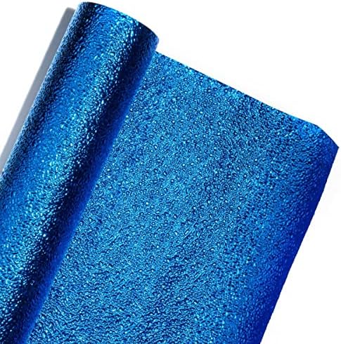 Andersons Royal Blue Cracked Ice Textured Decor Roll 48x24ft