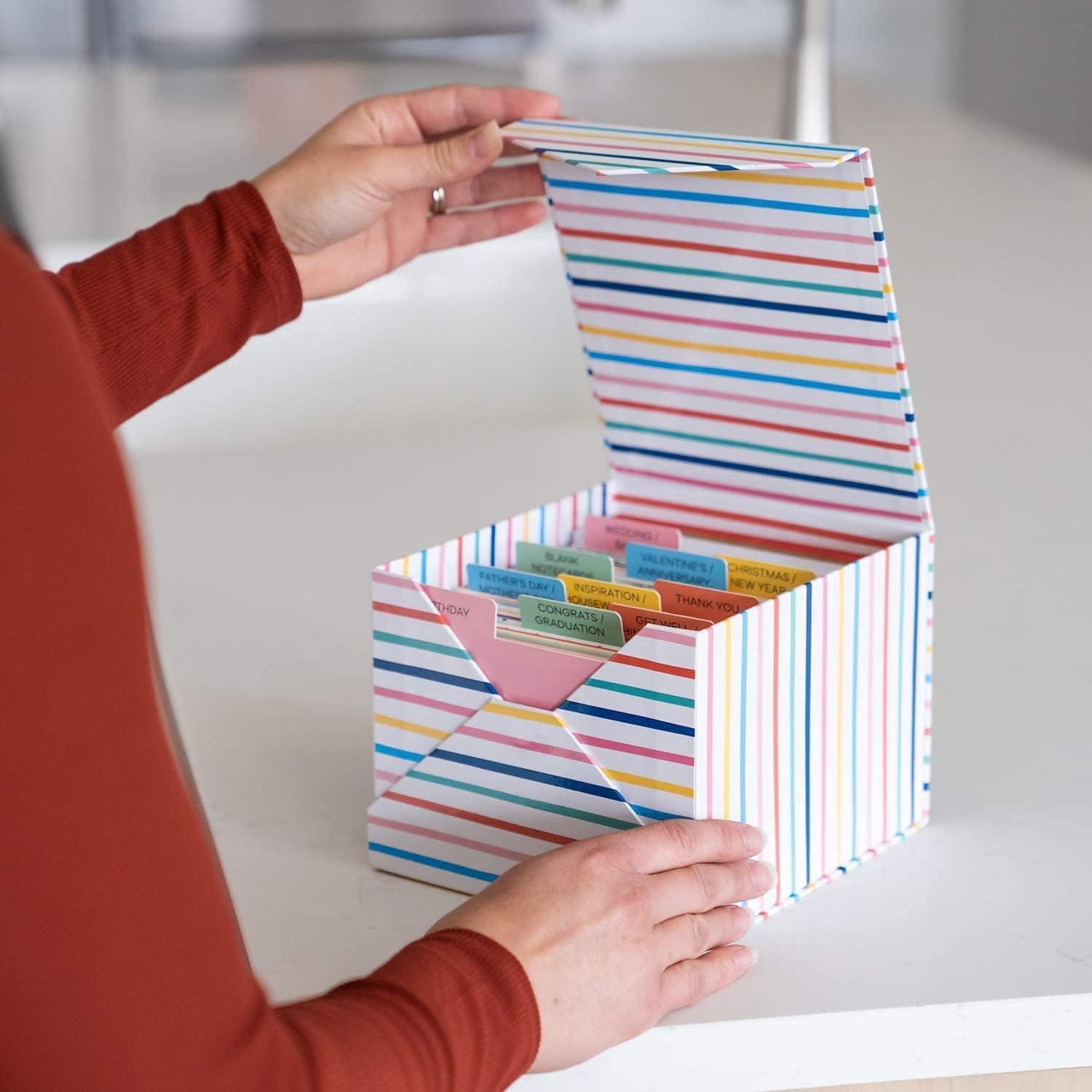 Sweetzer Orange 100 Card Envelope Set - Greeting Cards Assortment