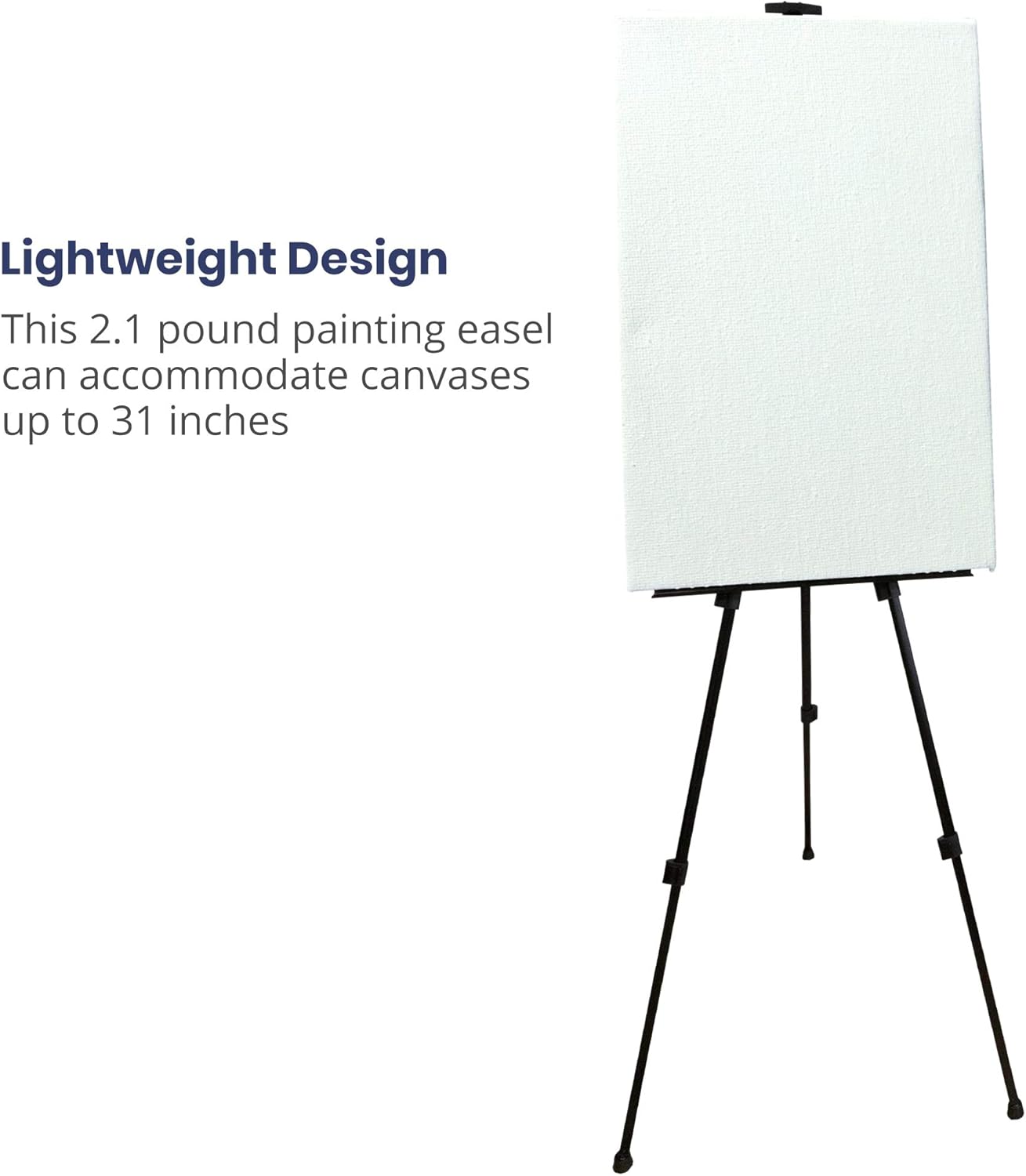 Pacific Arc Adjustable Aluminum Art Easel with Carrying Bag