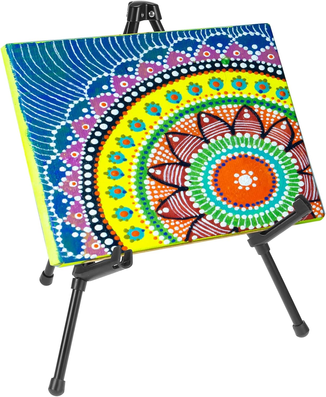 PATIKIL Tabletop Easel Stand for Display Brown