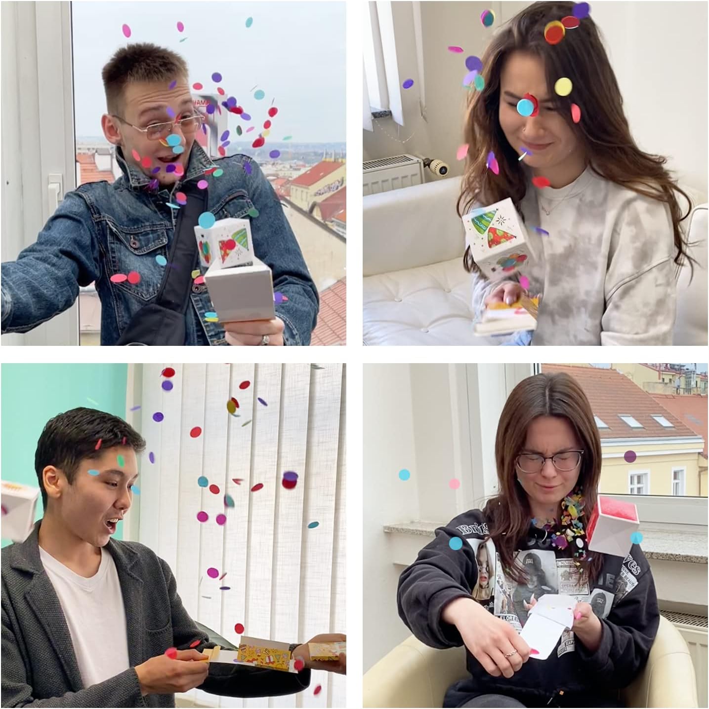 NottaBelle Feel Love Every Minute Exploding Confetti Card