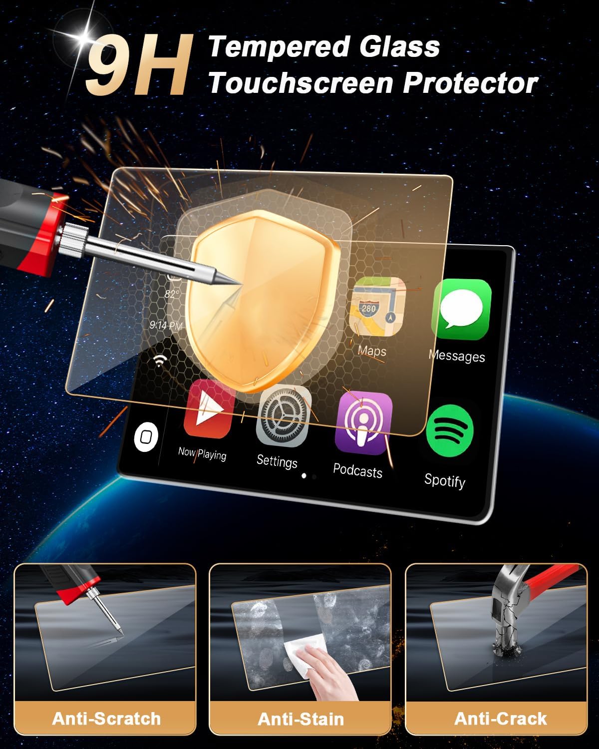 ECOZEN 2025 Nissan Kicks Matte Screen Protector