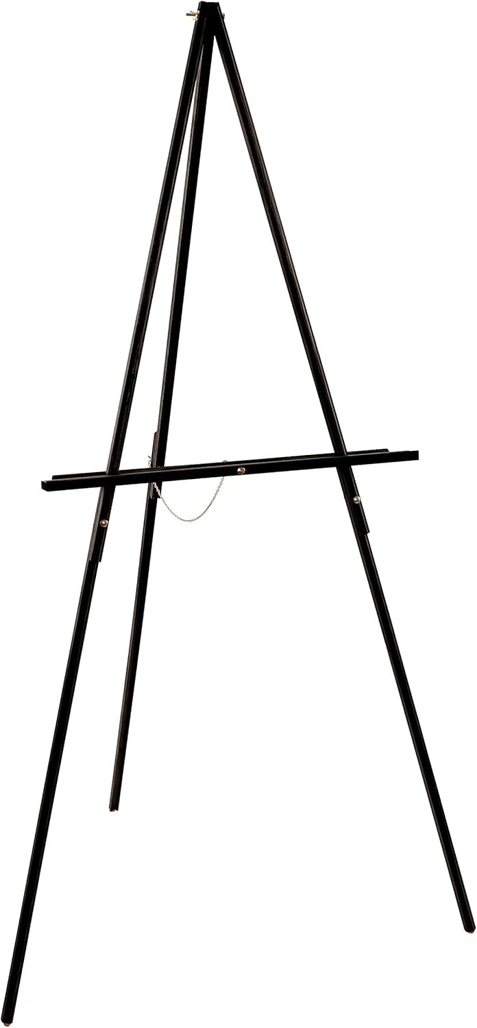 US Art Supply 64 Black Wooden Easel Stand