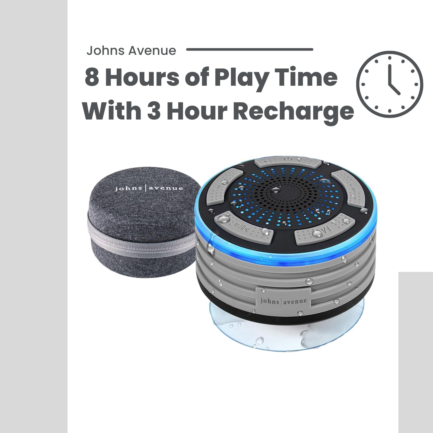 Bluetooth Shower Speaker with Waterproof Case Version 50