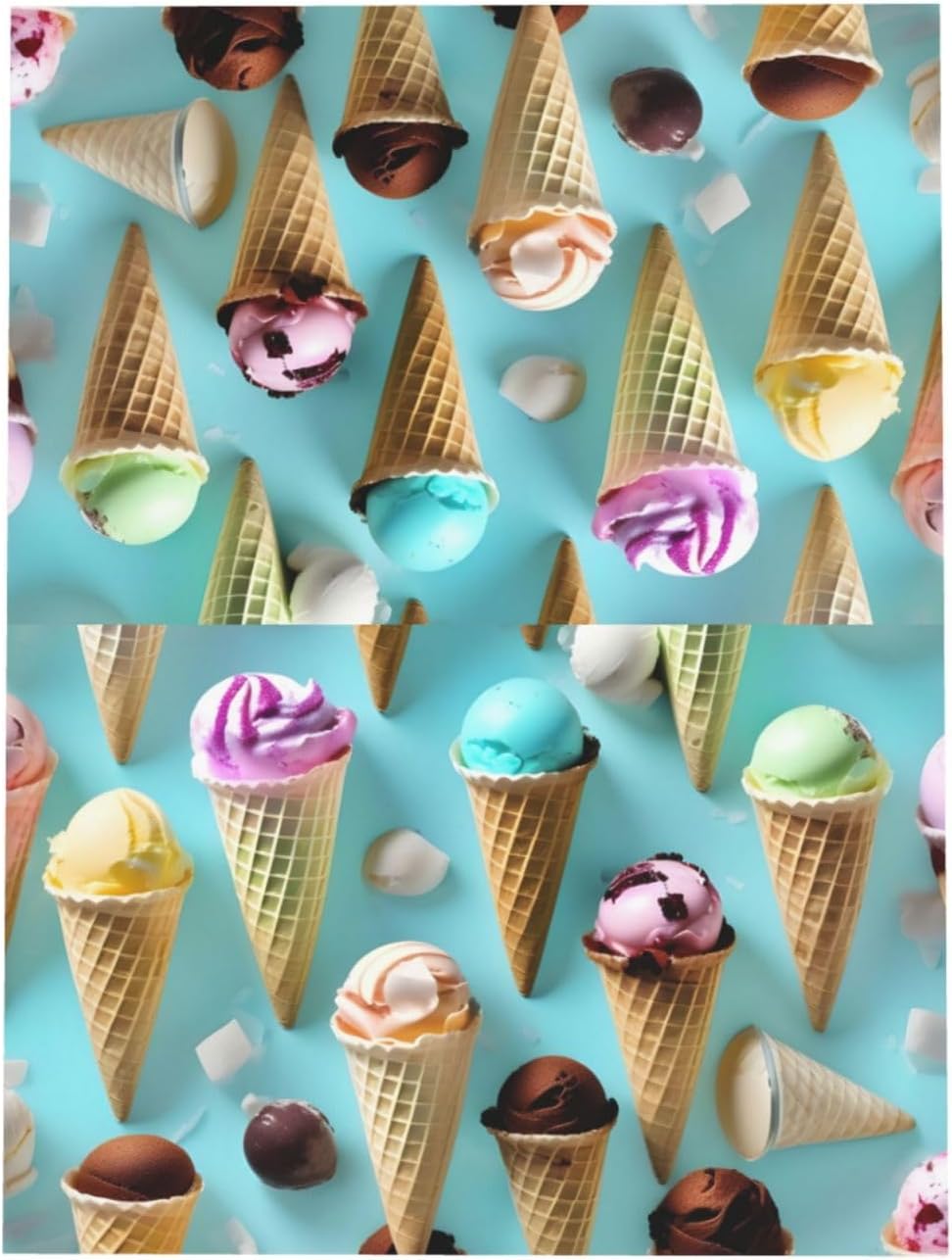 Ice Cream Cones Greeting Card for Birthday Wedding Party