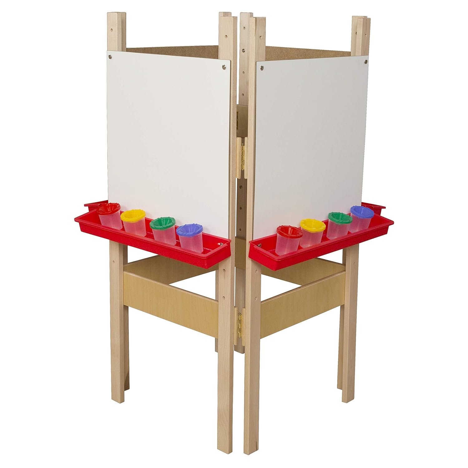 Wood Designs 4-Sided Adjustable Easel with Markerboard 1