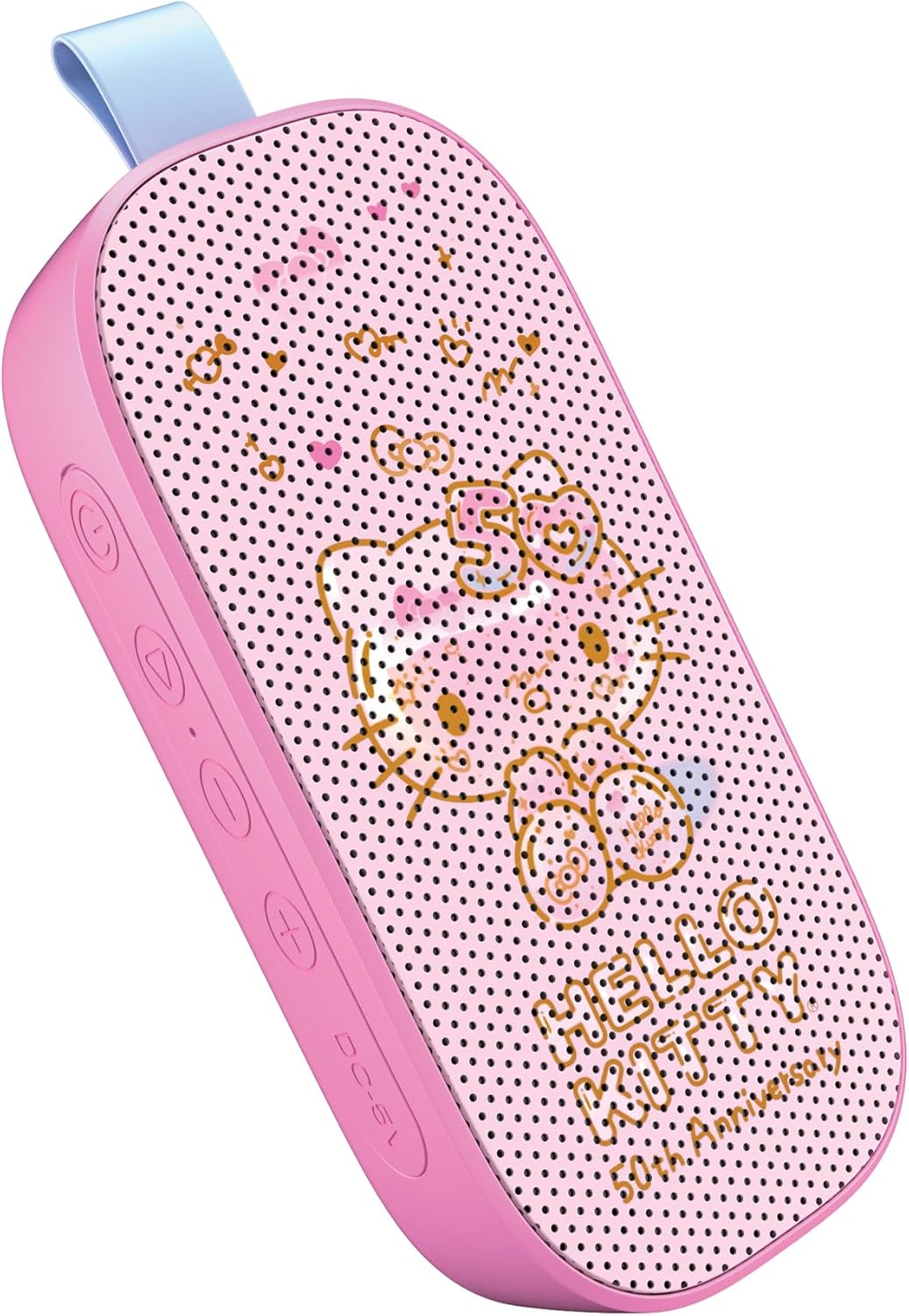 Hello Kitty 50th Anniversary Bluetooth Speaker Portable Rechargeable Cute Design