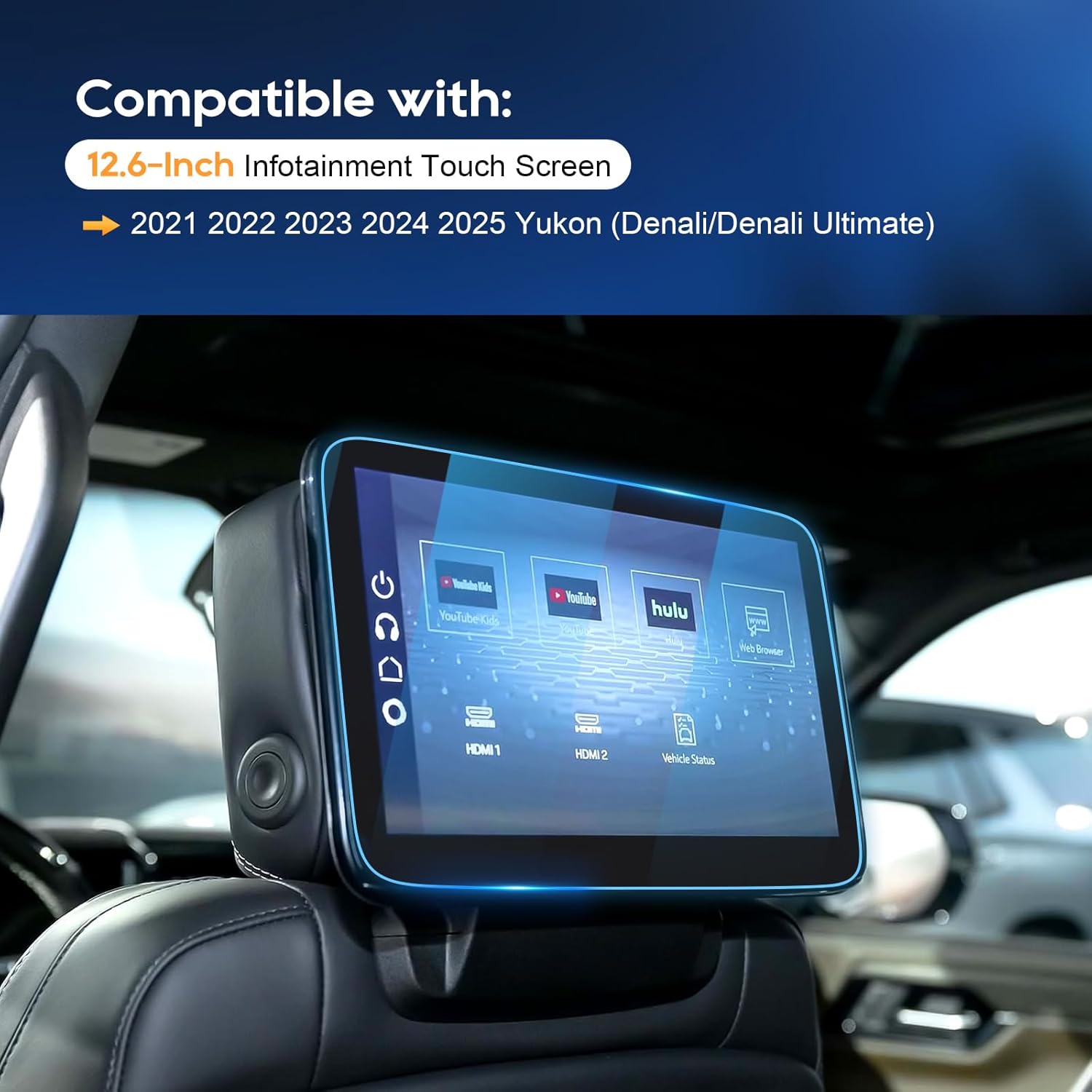 LFOTPP 2025 GMC Yukon Screen Protector 2pcs
