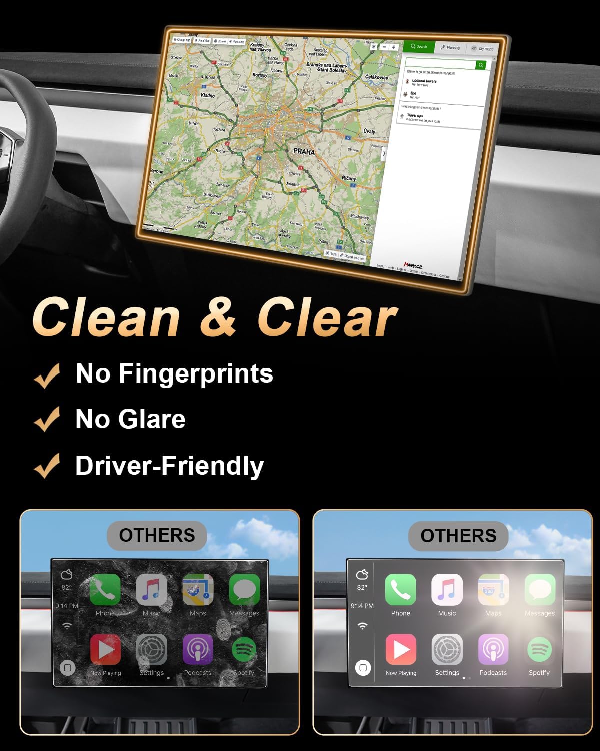 ECOZEN 123 Inch Screen Protector for 2023-2025 Hyundai Palisade