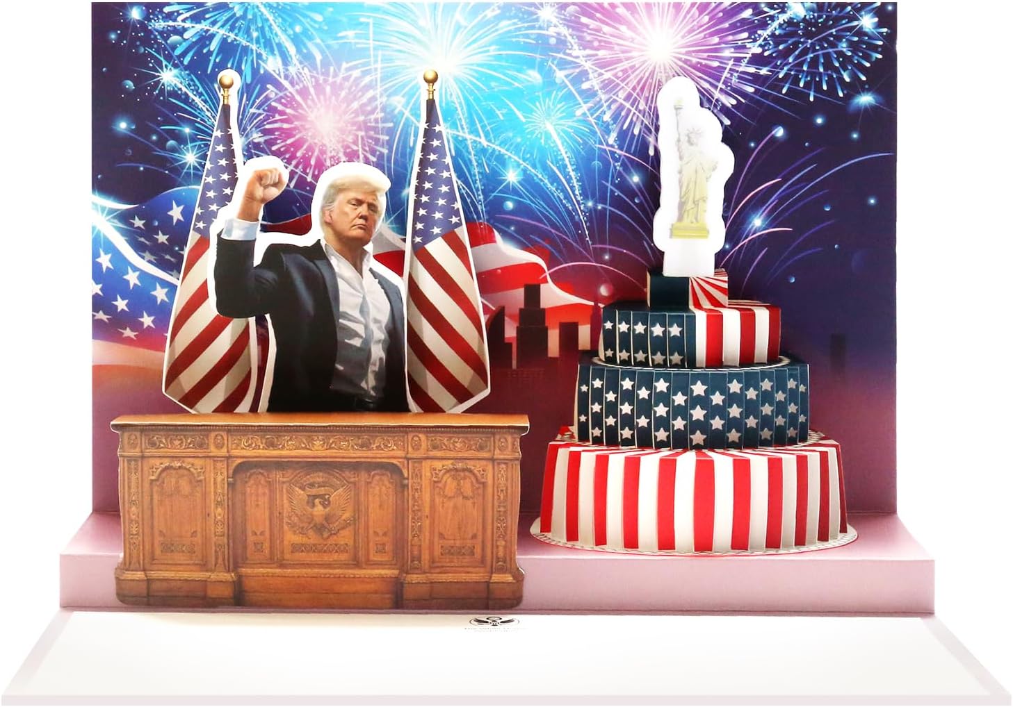 Birthday Card with Talking Donald and Light for Fun Greetings