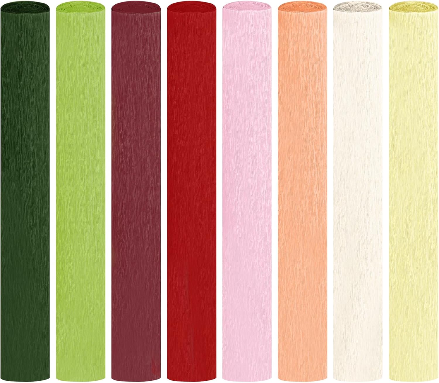Nitelemn Crepe Paper Streamers 8 Rolls 8 Colors