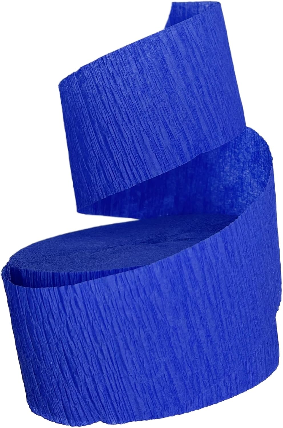 Blue and Gold Yellow Crepe Paper Streamers 4 Rolls