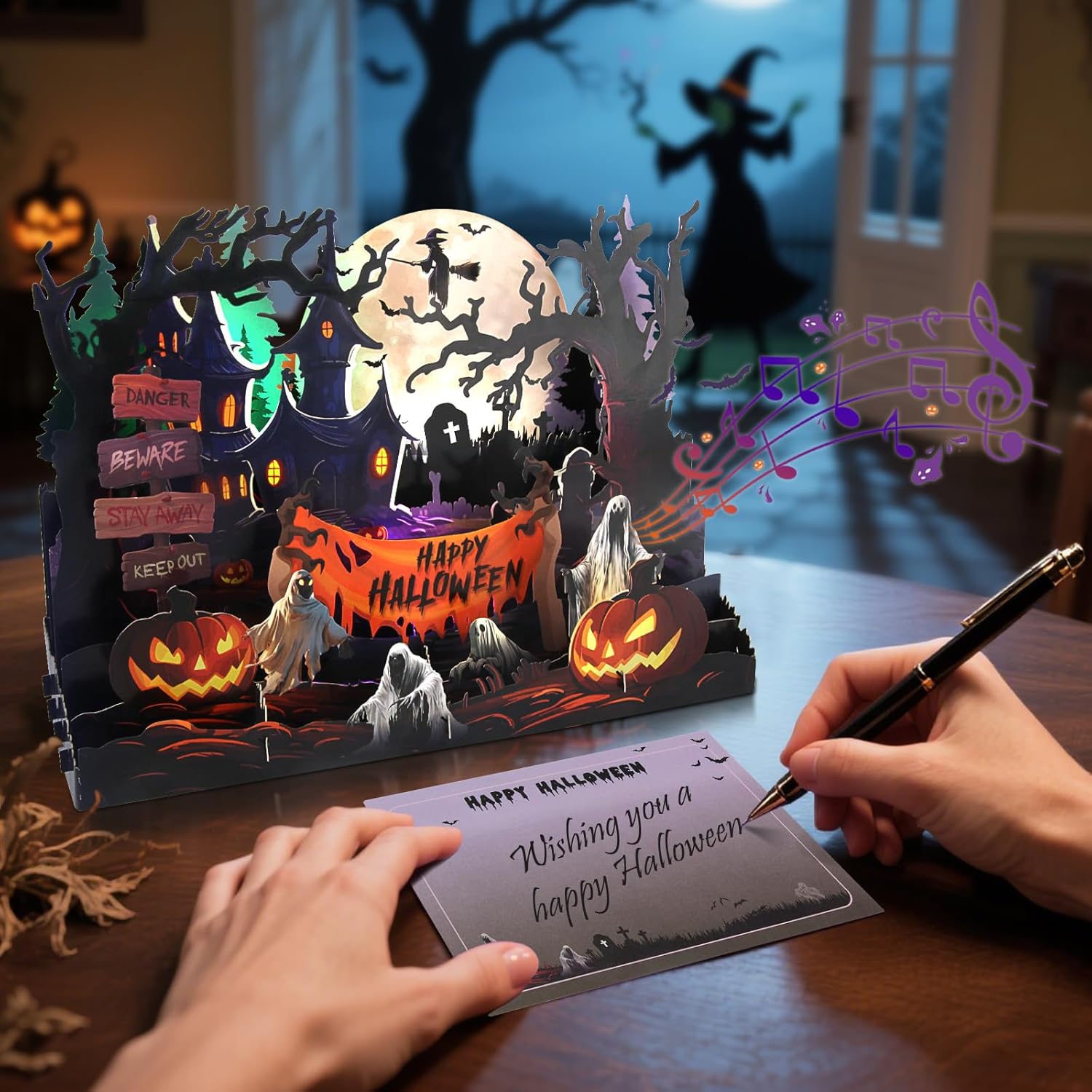 XTF2015 Halloween Card with Lights and Music