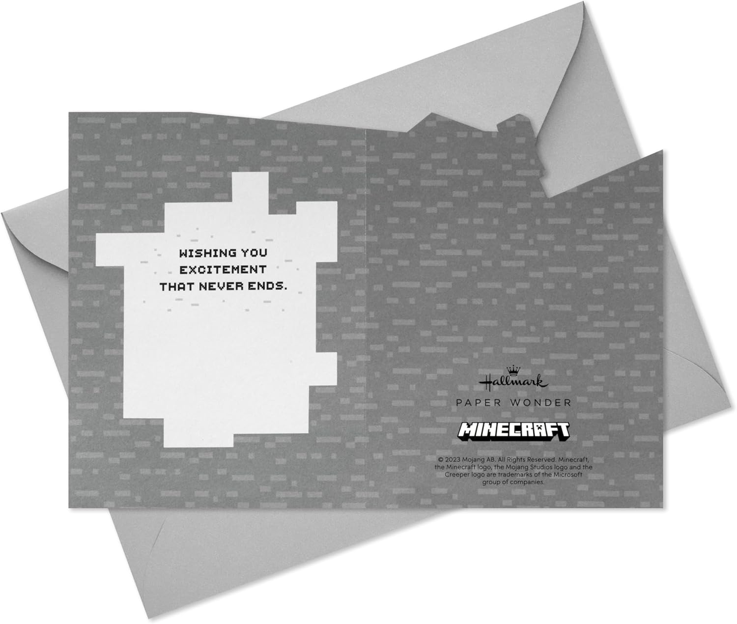Hallmark Minecraft Pop-Up Card for Kids and Gamers