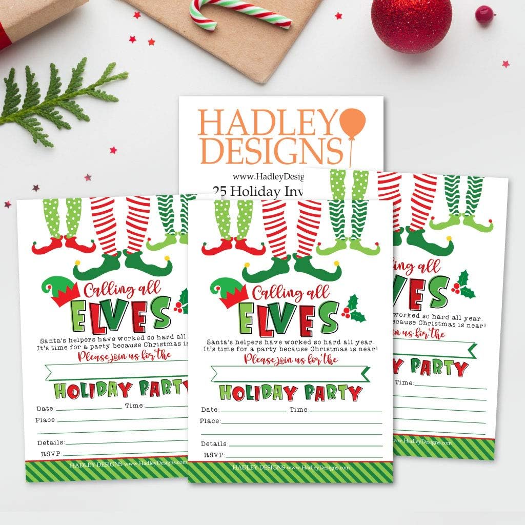Hadley Designs 24 Gnome Christmas Cards With Envelopes