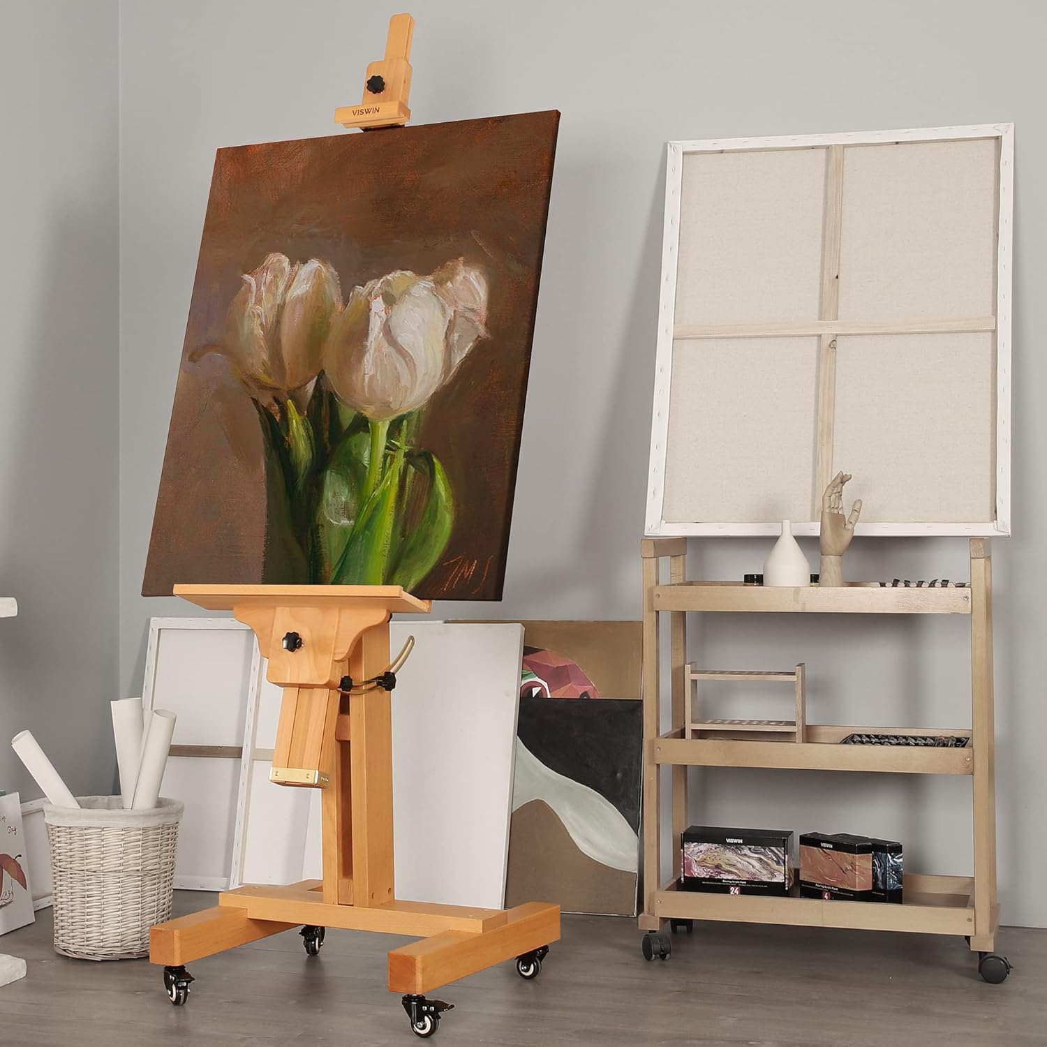 VISWIN Studio Heavy Duty Easel for Large Canvas