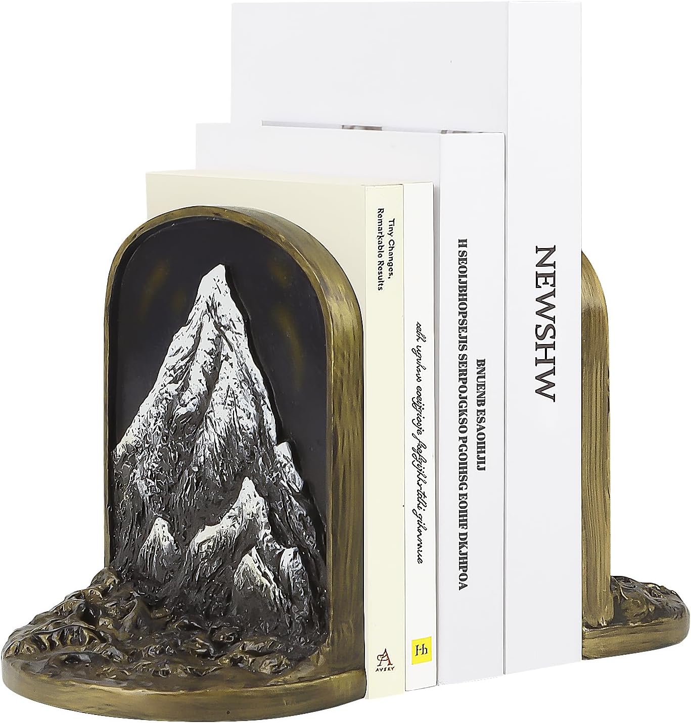 Zgylin Snow Mountain Vintage Bookends