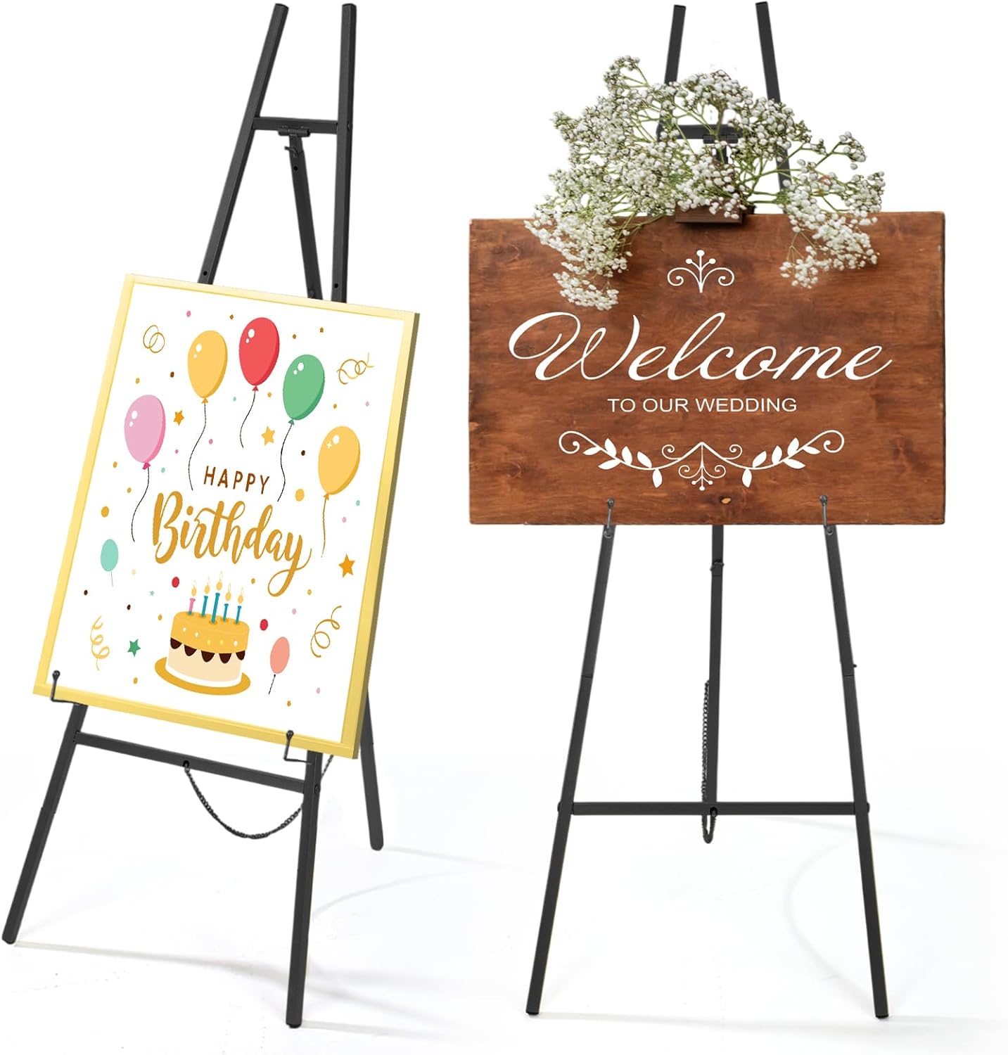 1 Pcs Black 50 Inch Adjustable Easel Stand
