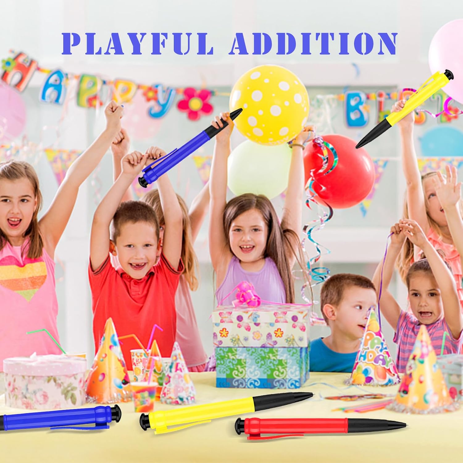 Jumbo Pens 113 Inch Funny Party Favor 3 Pack