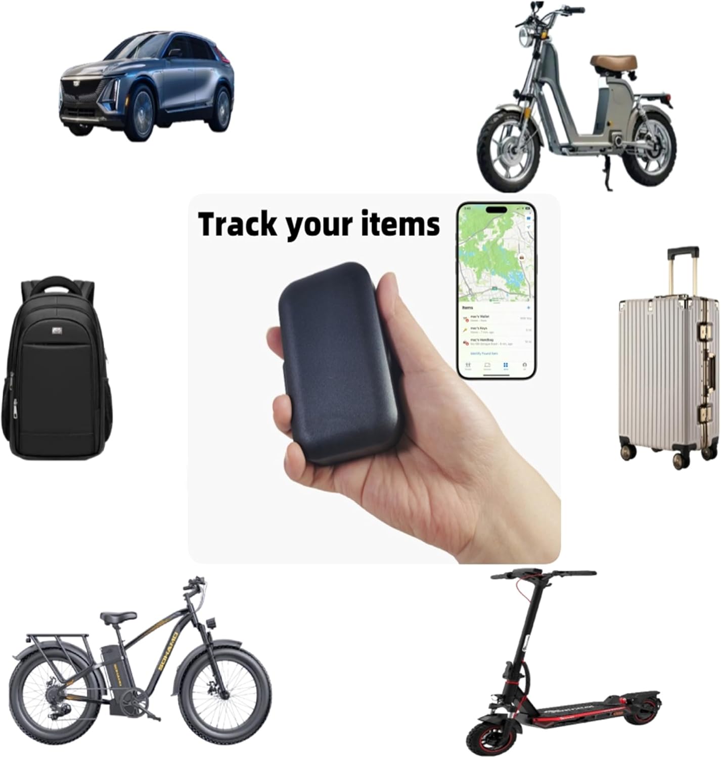 10 Years Long Life Battery Item Finder Tracker No Monthly Fee