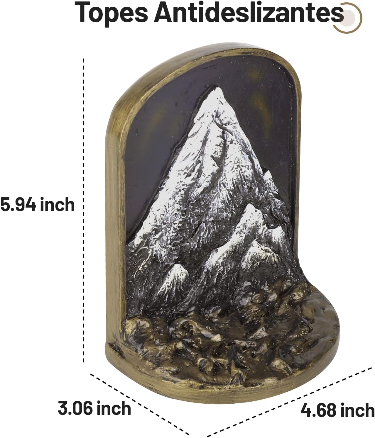 Zgylin Snow Mountain Vintage Bookends