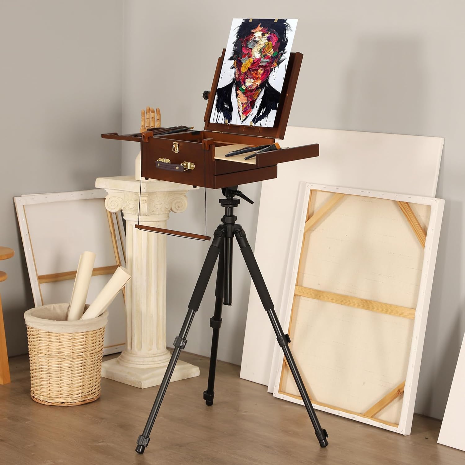 VISWIN Portable Easel with Carry Bags and Tripod for Artists
